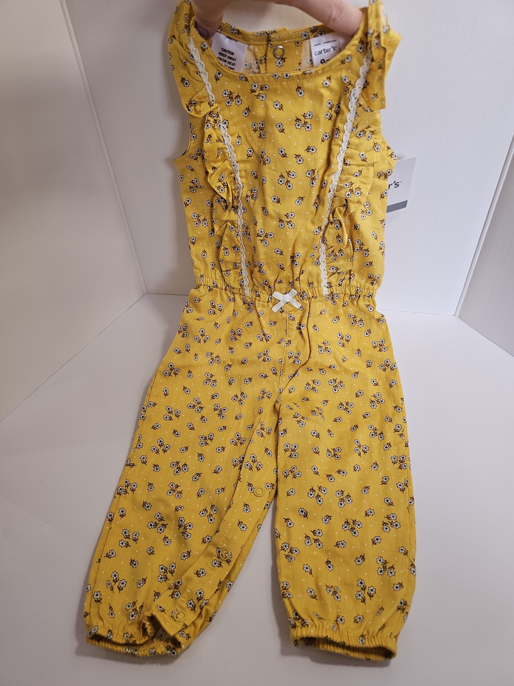 NWT - Baby Girls Summer Onesie & Dresses Lot - Pink, Yellow, White, Black - Picture 8 of 16